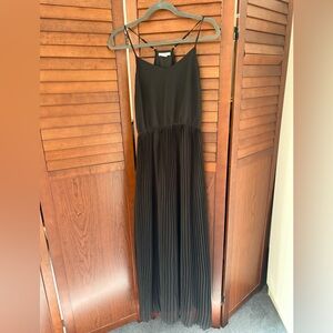Black maxi dress